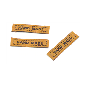 MERKELAPP - HAND MADE - Gyllenbrun